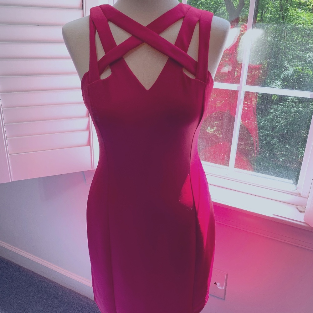 Guess Hot Pink Dress